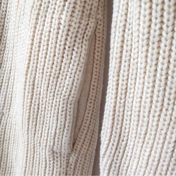Aritzia Wilfred Tisserand Long Rib Knit Cardigan Sweater Merino Wool Size S - Image 12