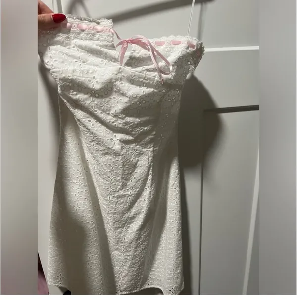 NWT Whitefox Eyelet Mini Dress - Image 4
