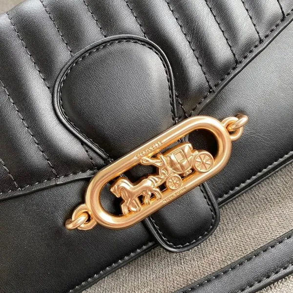 Coach Jade Shoulder Bag With Linear Quilting - Image 2