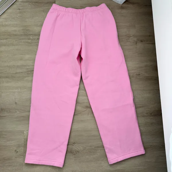 Aritzia Cozy Sweatfleece Mega Straight Sweatpant in JellyBean Pink - Image 5