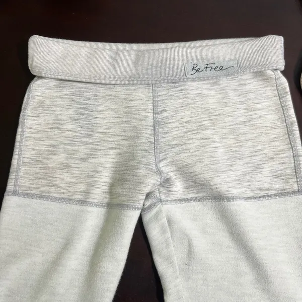 FP Movement Be Free Colorblock Joggers Gray XS Foldover Waist - Image 8