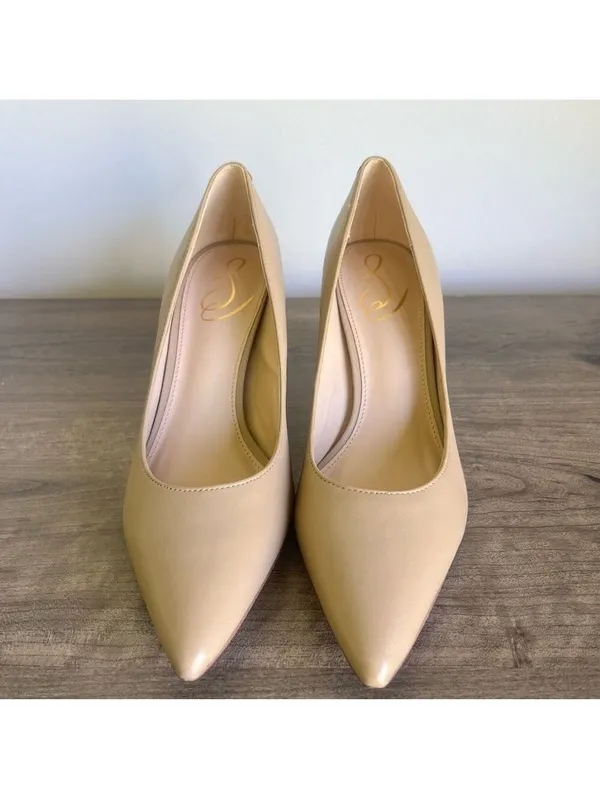 Sam Edelman NEW Women's Jordyn Nude Leather Pump Size 8.5 #B1408 - Image 4