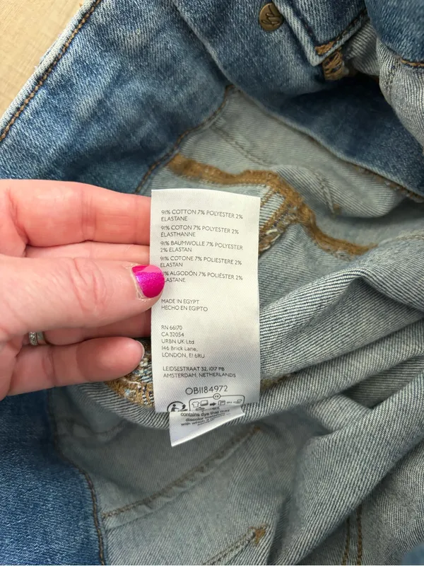 Free People We The Free Jayde High Rise Flare Jeans Sunburst Blue 29 - Image 11
