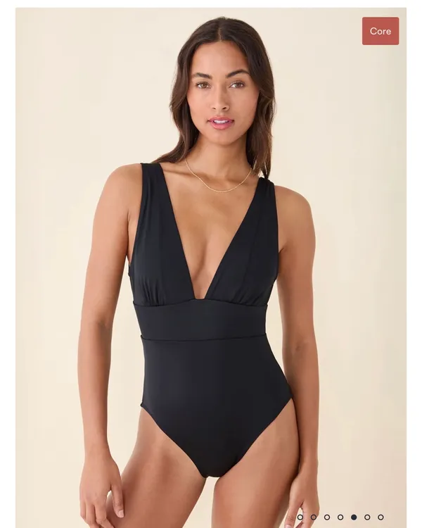 Andie One-Piece Black Swimsuit Mykonos - Image 3