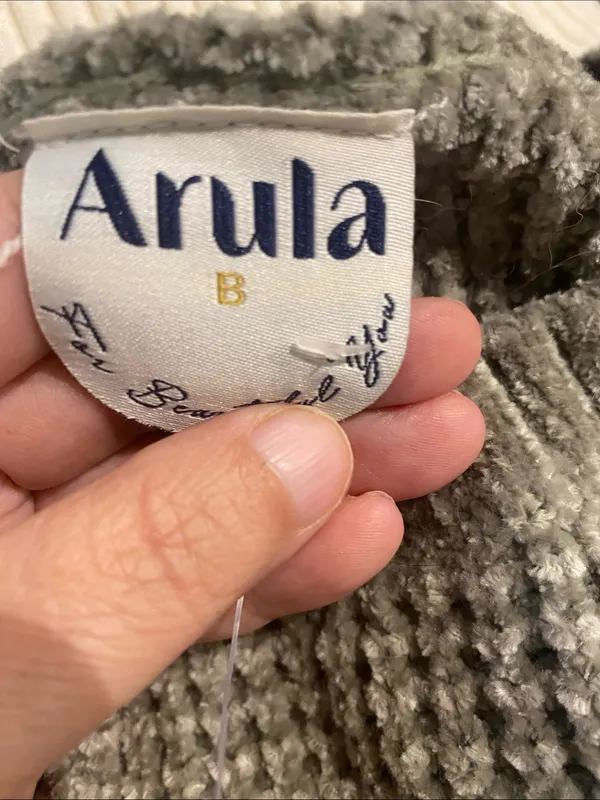 Arula Haisley Waffle Chenille Crop Sweater NWT 2X - Image 3