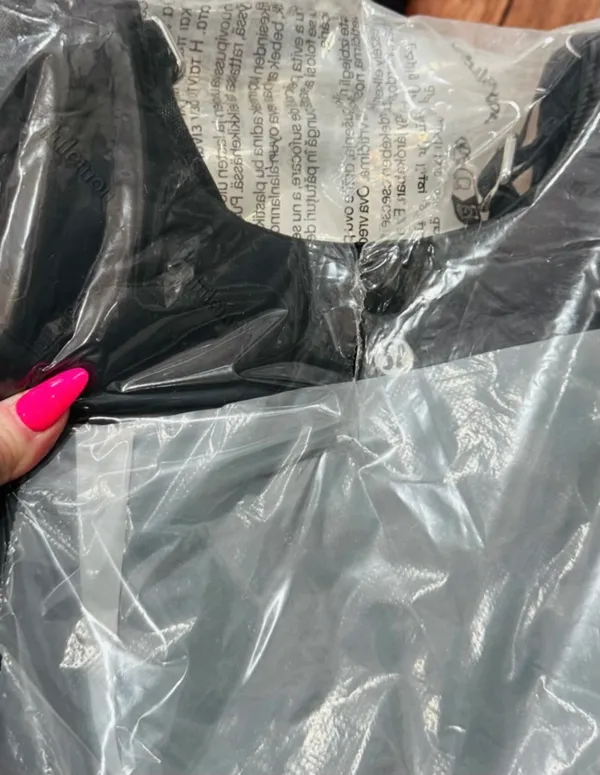 Lululemon Black Quilted Shoulder Hobo Bag - Image 5