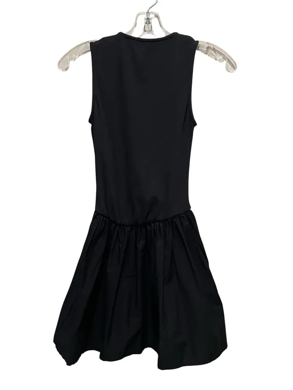 ASOS Design Ribbed Sleeveless Bubble Hem Mini Dress Black Women’s Size Small - Image 10