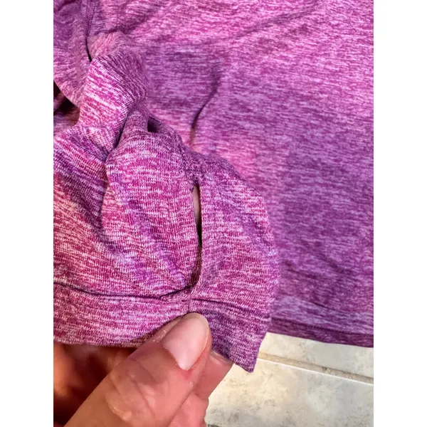 Nike Womens Dri-FIT Element Half Zip Running Top 2 Pack Purple/ Orangered S - Image 5
