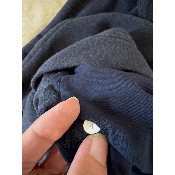 Lululemon Heavyweight Cinch Pocket Jacket Sweater Navy Blue Size 4 - Image 8