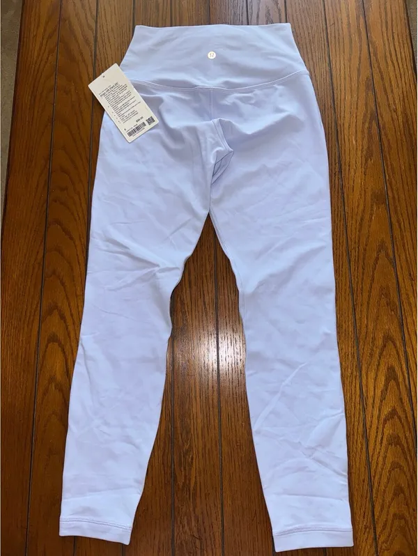Lululemon Align High Rise 25” Pastel Blue Size 6 NWT - Image 2