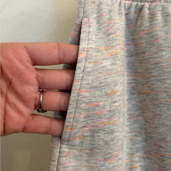 NWT Lilly Pulitzer Zia Beach Walk Skirt Heather Gray Knit Skirt Medium - Image 11