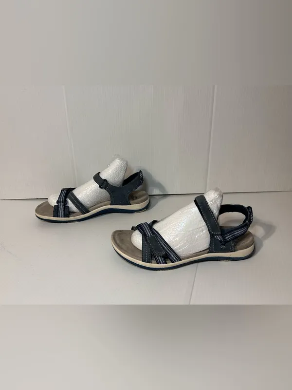 Earth Origins blue/gray sandals women size 8 M - Image 2