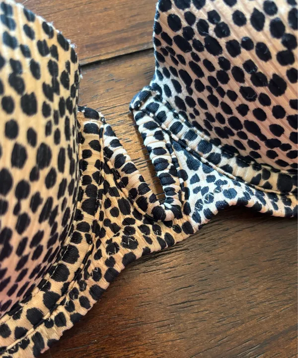 Leopard Print Bikini Top Shade & Shore - Image 2