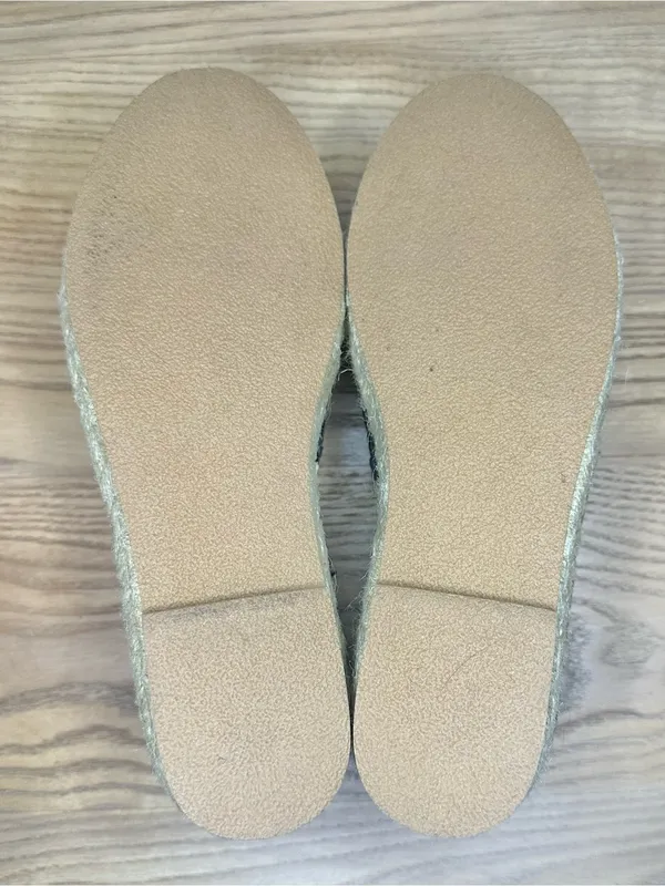 Steve Madden Baywalk Black Mesh Espadrille Platform Flat - Image 5