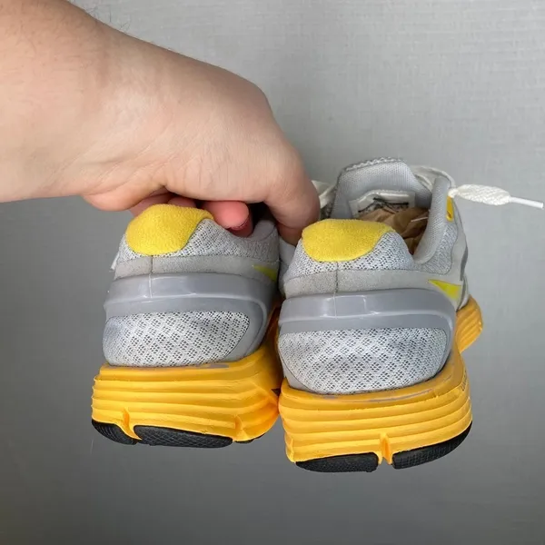 Nike | Grey Yellow Lunarlon Womans Sneaker‎ 7.5 - Image 4