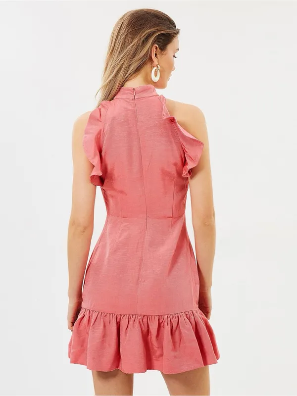 Elliatt Pink Mini dress size small - Image 3