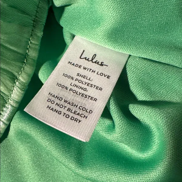 Lulu’s cocktail Elegant Green Dress spring spaghetti strap 
NWT Medium - Image 7