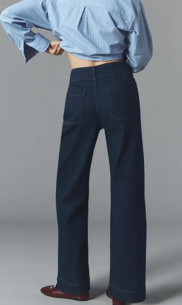 Maeve Colette High Rise Wide Leg Jeans - Image 2
