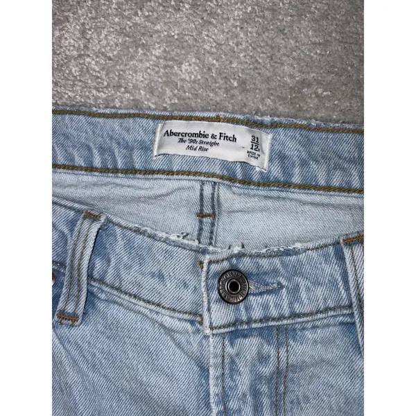 abercrombie 90s straight mid rise 31/12r - Image 3