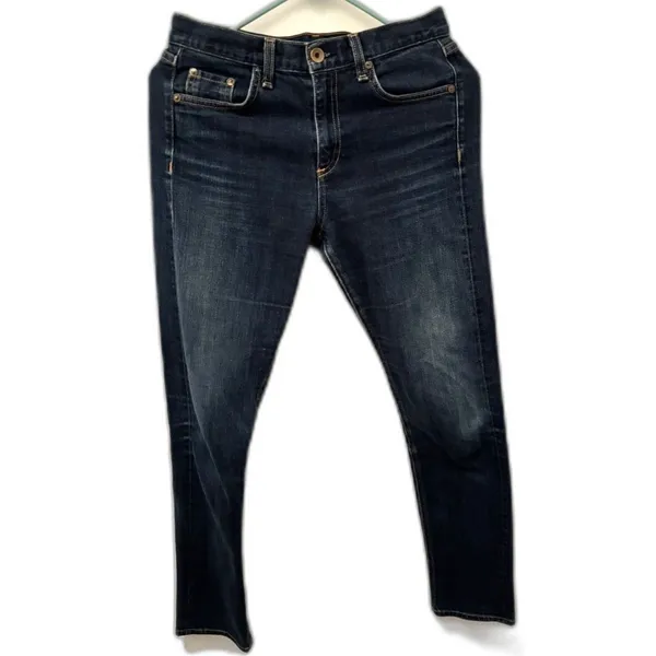 Rag & Bone Dre Skinny Jeans Dark Wash Size 26 Mid-Rise Stretch Denim - Image 2