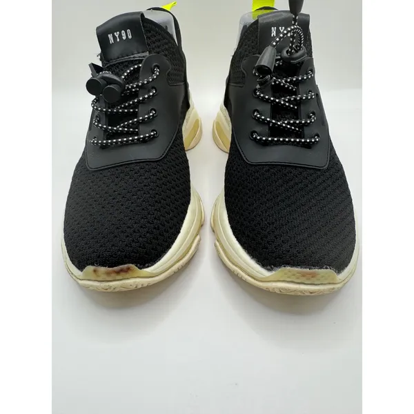 Steve Madden Shoes Women 7 Black NY90 Cinch‎ Tie Myles Sneaker Fashion Outdoor - Image 6