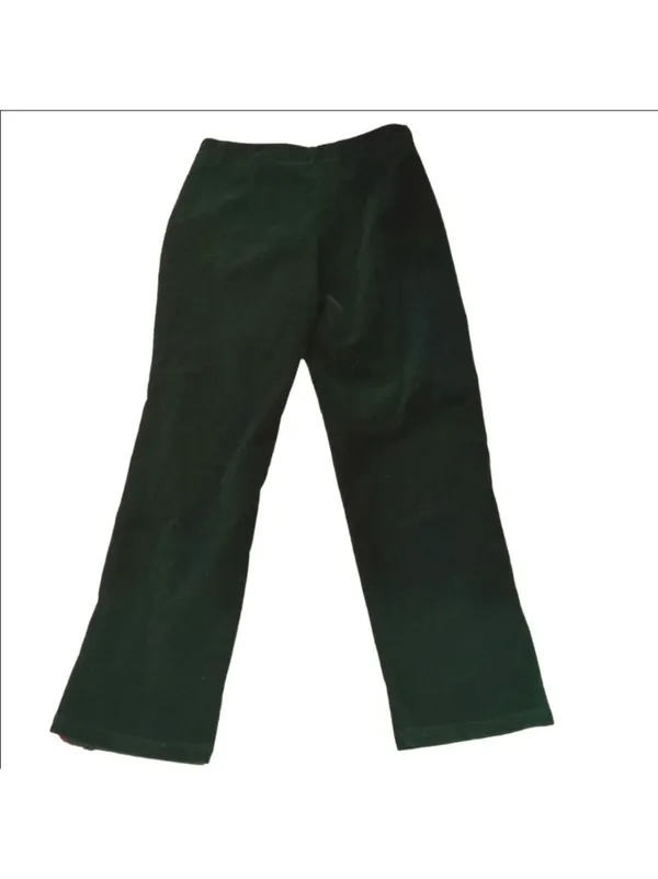 Cider Emerald Green Velour Viscose Blend Pants Size Medium. - Image 6