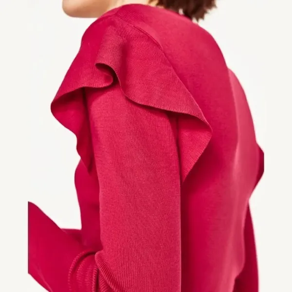 ✨ SWEATER WITH SHOULDER FRILL✨ - Image 4