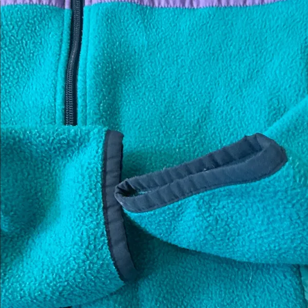 Cotopaxi womens size small Blue Fleece full zip classic Jacket with Stripes EUC - Image 3