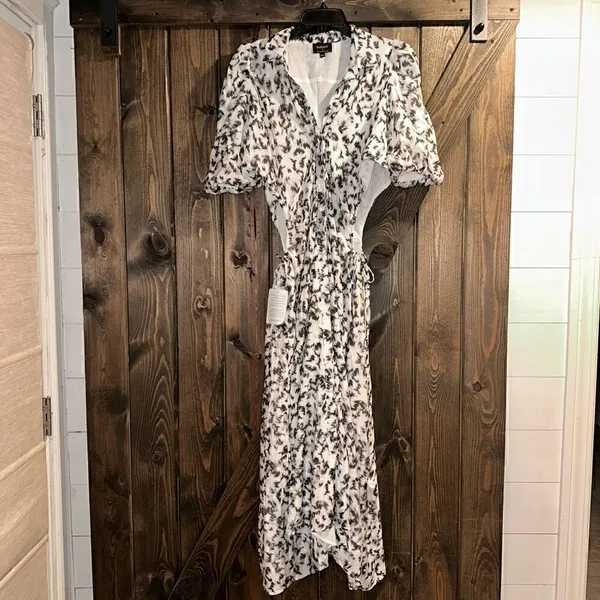 NWT Bardot Abstract Midi Shirt Dress‎ - Image 4