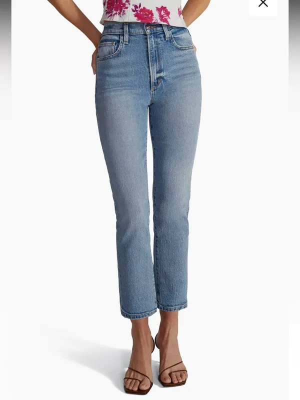 Favorite Daughter Valentina Super High Rise Cigarette Ankle Jeans in Santiago - Image 2