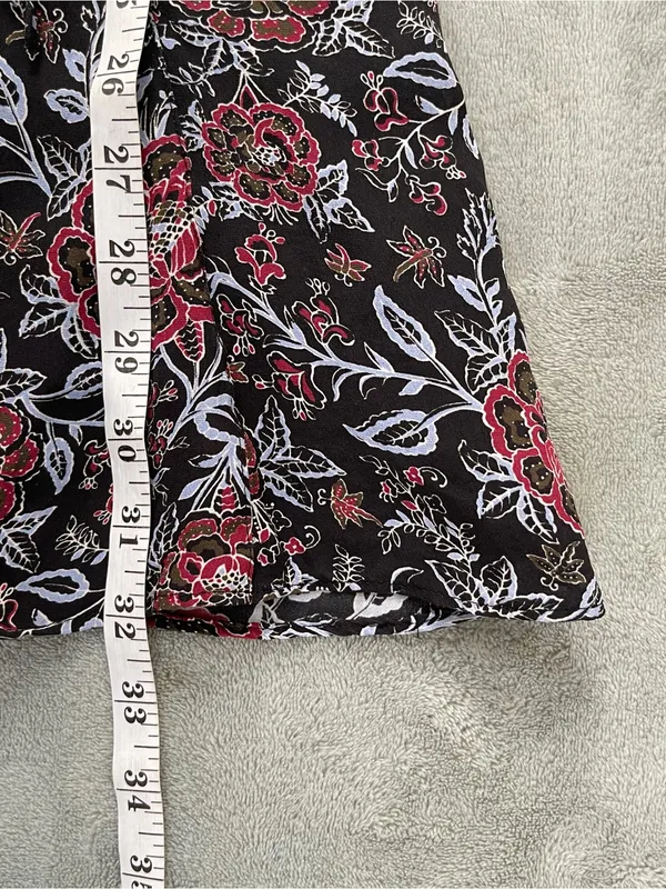 Veronica Beard 100% silk mini dress floral streetwear cottage festival vacay 2 - Image 11