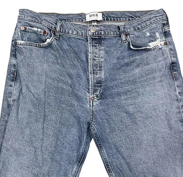 Agolde Nico High Rise Distressed Skinny Ankle Jeans Women’s size 31 - Image 5
