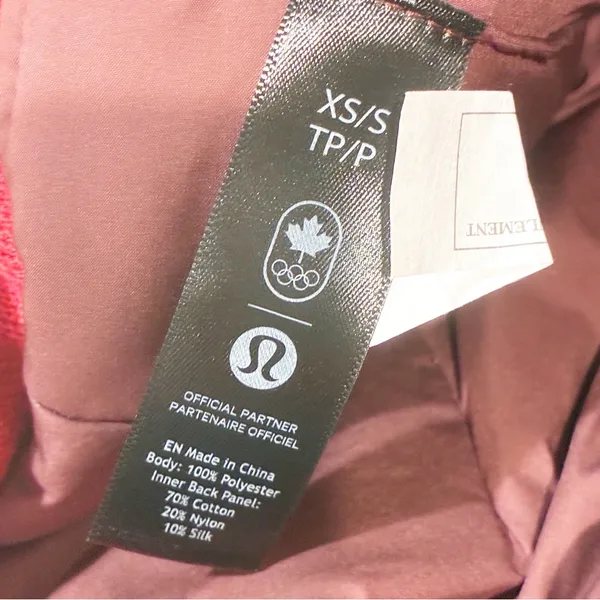 Lululemon‎ XS/Small Team Canada Olympic Edition Quilted Trapper Hat Red Merlot - Image 6