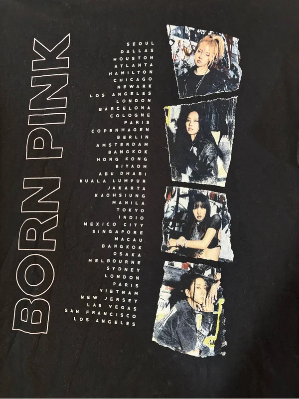Blackpink Born Pink World Tour T-shirt Size XL - Image 2