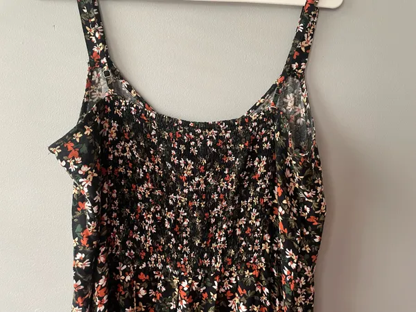 Abercrombie Midi Dress Floral Slit - Image 5