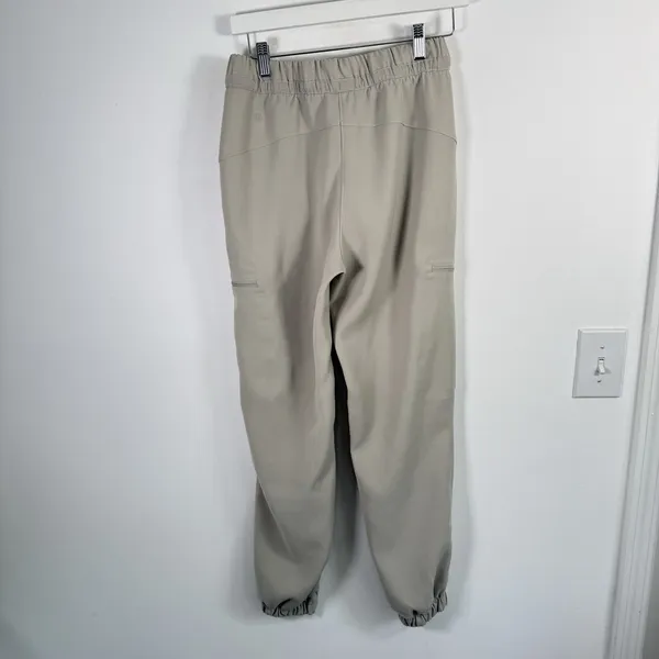 Lululemon Relaxed Mid Rise Cargo Pants Raw Linen Travel Gorpcore Utility Women 4 - Image 6