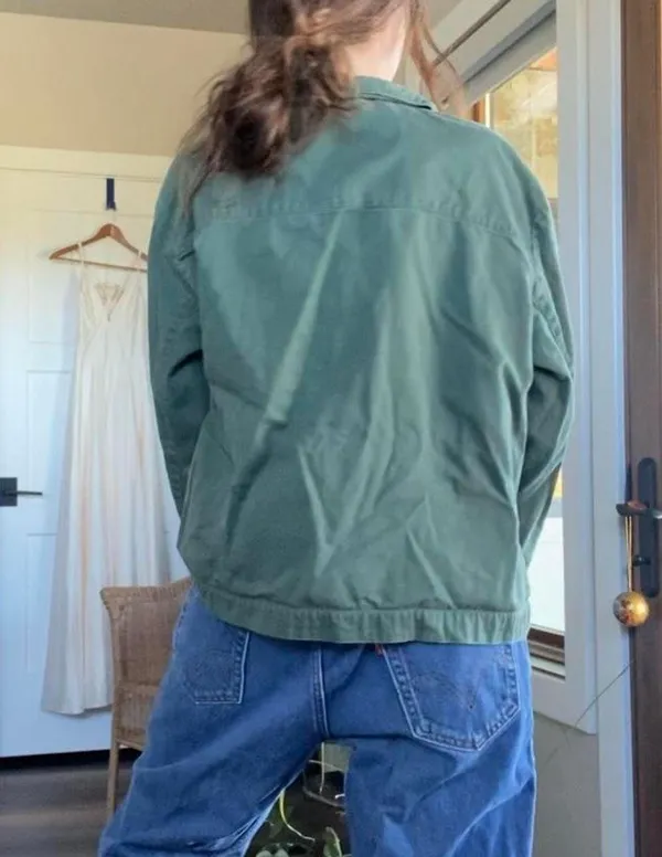 Vintage 90s Army green shacket 🌿 - Image 7
