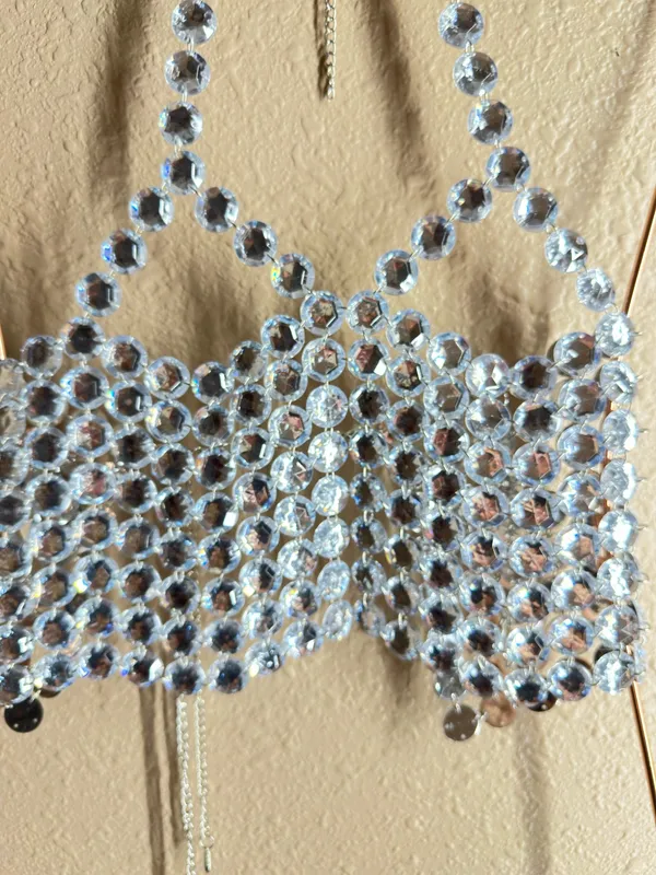 Boutique Rhinestone top - Image 7