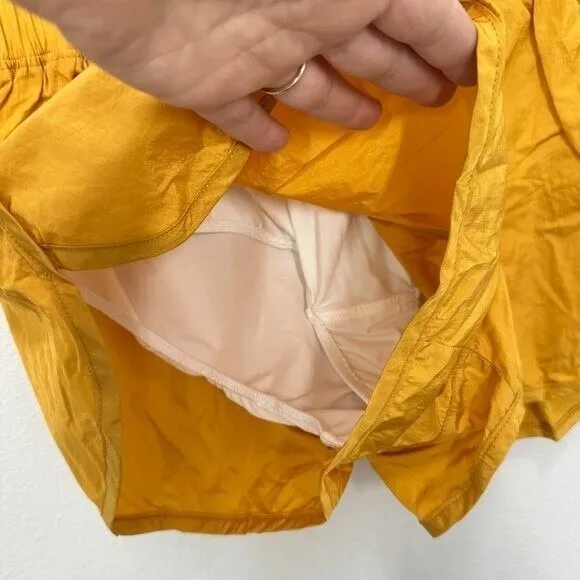 Free People FP Movement The Way Home Golden Yellow Shorts Running Active‎ - Image 7