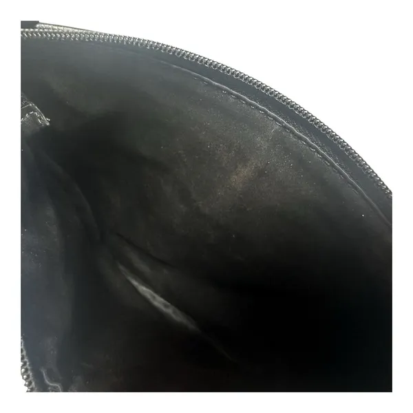 Coach Black Pebbled Leather Crossbody Turnlock Pocket Shoulder Bag Small - Image 8