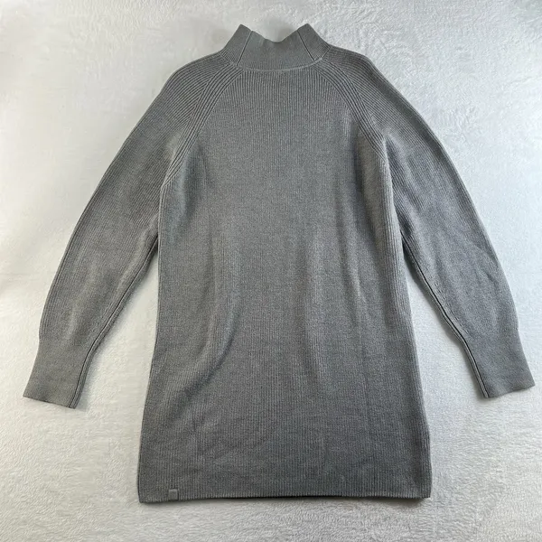 Lululemon‎ Size 4 Merino Wool Blend Knit Dress Heathered Gull Grey Knit Women’s - Image 12