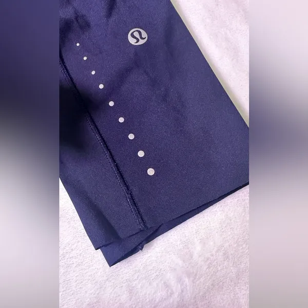 lululemon purple leggings with reflective logo dot - Image 6