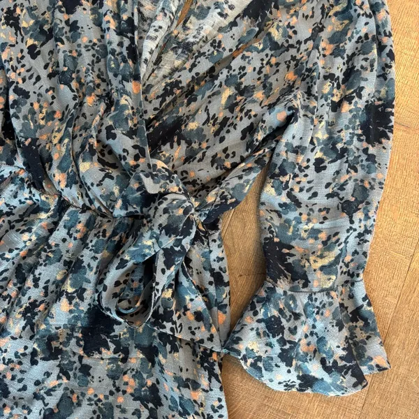 free people all the right ruffles romper floral print - Image 4