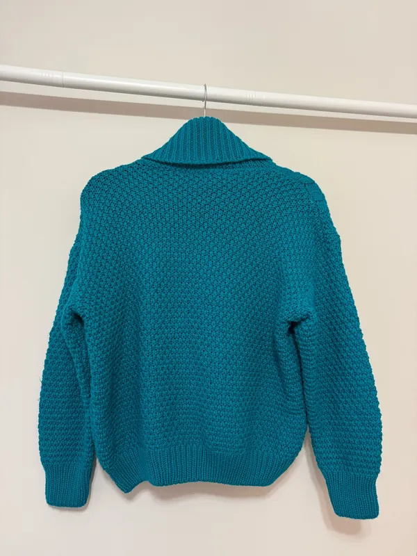 Knit sweater Blue - Image 3