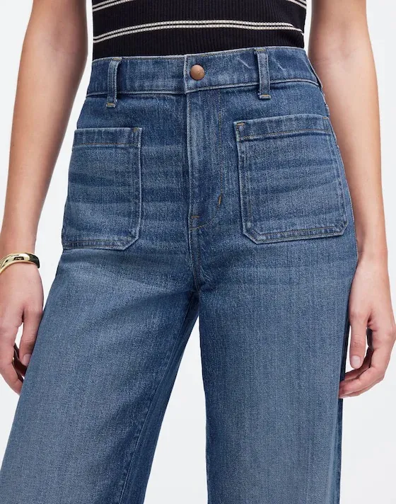 Madewell High-Rise Wide-Leg Emmett Pants - Image 8