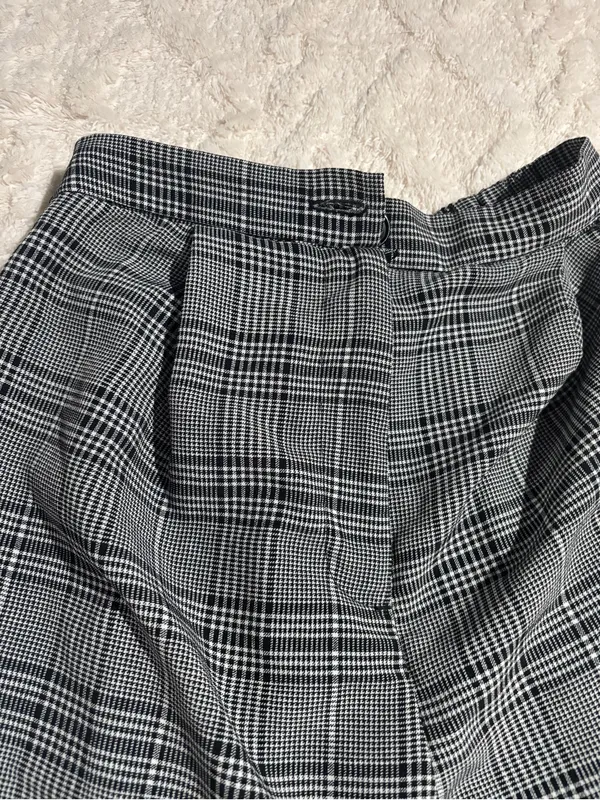 H&M plaid fitted pants size 2 - Image 8