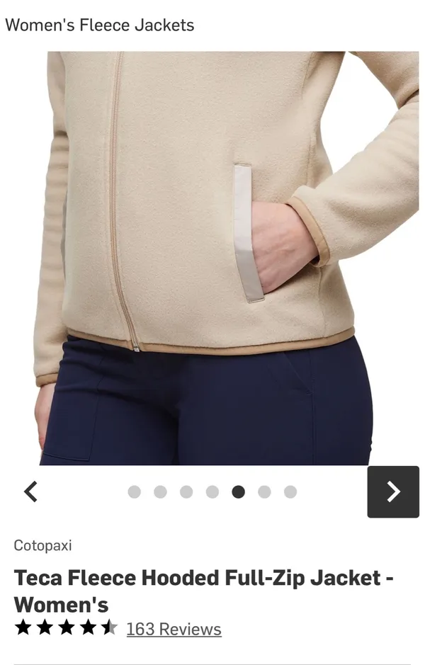 Cotopaxi Teca Fleece Jacket Women’s Full-Zip - Image 3
