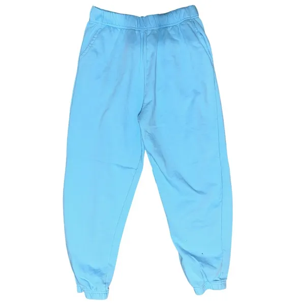 Year of Ours Womens Size XS S Baby Blue Pull On Elastic Waist Sweatpants Joggers - Image 3