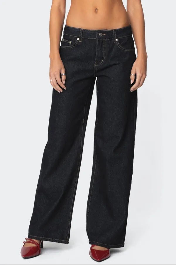 Low-Rise Edikted Jeans - Image 2