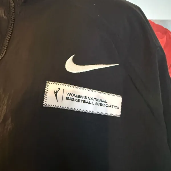 Nike Women's WNBA Black Essential Oversized Woven Full-Zip Jacket Large L $120 - Image 3